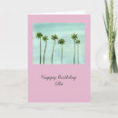 Search for palm tree birthday cards Botanical