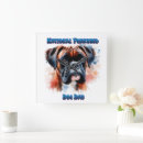 Search for boxer dog clocks Canine