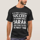Search for the name sarah tshirts Funny