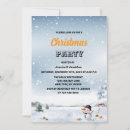 Search for employee party invitations Snow