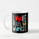 Search for puzzle piece autism mugs Awareness