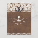 Search for horseshoe save the dates Brown