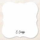 Search for hand coasters Calligraphy