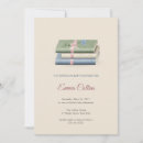 Search for book stack invitations Bring a book