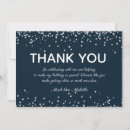 Search for navy silver thank you cards Chic