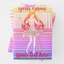 Search for girlfriend wrapping paper Black