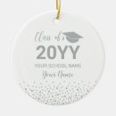 Search for high round christmas tree decorations Silver