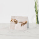 Search for gods hand postcards Creation of adam