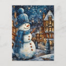 Search for snow man christmas cards Frosty