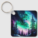 Search for northern lights key rings Forest