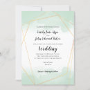 Search for mint green and gold wedding invitations Modern