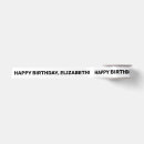 Search for black and white ribbon Happy birthday