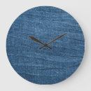 Search for denim clocks Blue