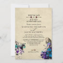Search for alice in wonderland wedding invitations Elegant