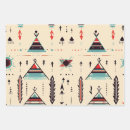 Search for teepees wrapping paper Tribal