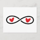 Search for infinity symbol postcards Eternal love