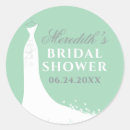 Search for mint bridal shower stickers Bride