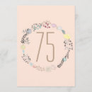 Search for 75th with diamonds birthday invitations For her