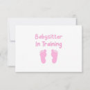 Search for babysitter cards Nanny