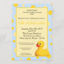 Search for rubber ducky birthday invitations Blue