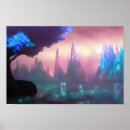 Search for alien worlds posters Blue