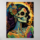 Search for mexican day of the dead posters Colourful