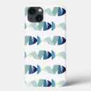 Search for fish swimming iphone cases Blue