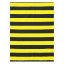 Search for yellow and black tablecloths Stripes