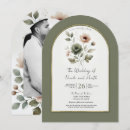 Search for olive wedding invitations Flowers