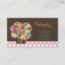 Search for flower birthday business cards cupcake