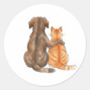 Search for cat and dog best friends stickers Friendship