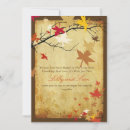 Search for maple leaves invitations Brown