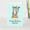 Search for pizza birthday cards Cat
