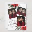 Search for 3 photo christmas cards Red