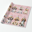 Search for dog birthday wrapping paper Puppy