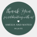 Search for emerald wedding stickers Heart