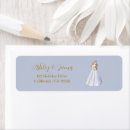Search for blue return address labels weddings Minimalist