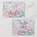 Search for pearl business cards Iridescent