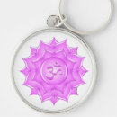Search for om lotus key rings Yoga