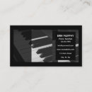 Search for piano teacher business cards Singer