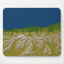 Search for topographic map mousepads Geography