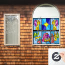 Search for church window decals Jesus