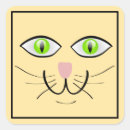 Search for cartoon cat face stickers Kitty