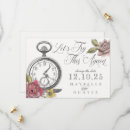 Search for alice in wonderland save date invitations A very important date