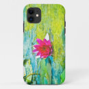 Search for water lily iphone cases Green