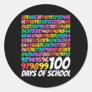 Search for number 100 stickers 1st grade