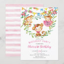 Search for monkey 1st birthday invitations Jungle