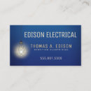 Search for lightbulb business cards Contractor