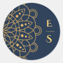 Search for royal blue and white wedding stickers Elegant