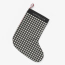 Search for black and white plaid christmas stockings Cute